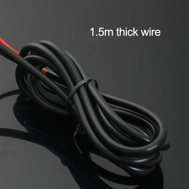 Caricabatterie per cellulare Dual USB per moto 5V 3A Ricarica rapida, 5V 3A Black