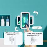 Supporto telefono impermeabile da bagno con montaggio a parete