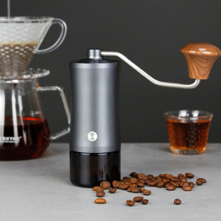 Smerigliatrice manuale per chicchi di caffè a manovella a doppio albero con anima in acciaio inossidabile, Manual Stainless Steel