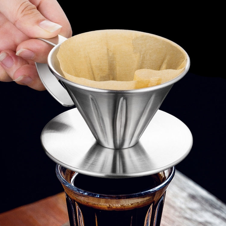 Filtro per caffè pour-over in acciaio inossidabile a doppio strato, dimensioni:, Small, Large