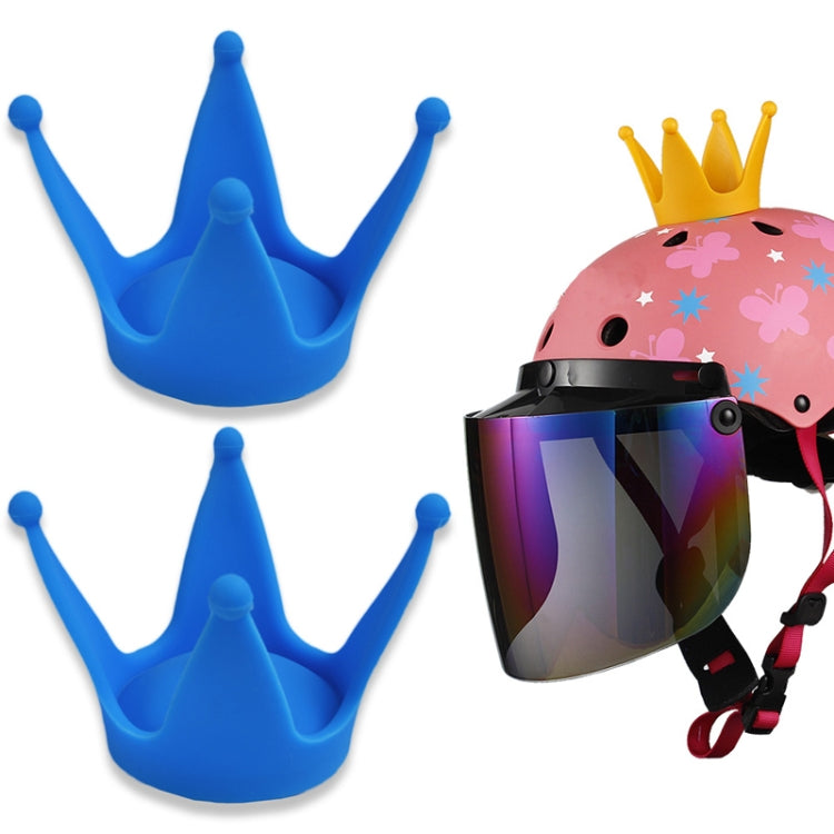 2 pezzi decorazione casco ventosa corona moto, Yellow, Light Pink, Gray, Blue, Peach Red