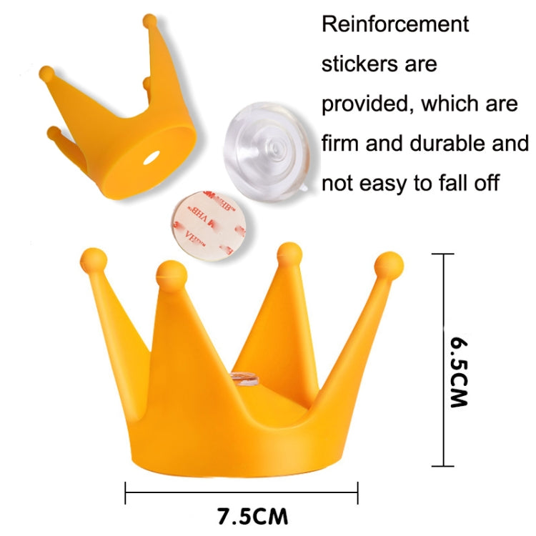 2 pezzi decorazione casco ventosa corona moto, Yellow, Light Pink, Gray, Blue, Peach Red