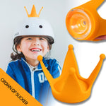 2 pezzi decorazione casco ventosa corona moto, Yellow, Light Pink, Gray, Blue, Peach Red