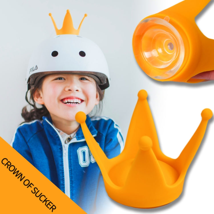 2 pezzi decorazione casco ventosa corona moto, Yellow, Light Pink, Gray, Blue, Peach Red
