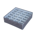 Scatola portaoggetti pieghevole per cassetti, specifiche:, 24 Grids (Gray), 24 Grids (Linen), 24 Grids (Red), 24 Grids (Green), 7 Grids (Gray), 7 Grids (Linen), 7 Grids (Red), 7 Grids (Green), 8 Grids (Gray), 8 Grids (Linen), 8 Grids (Red)             ...