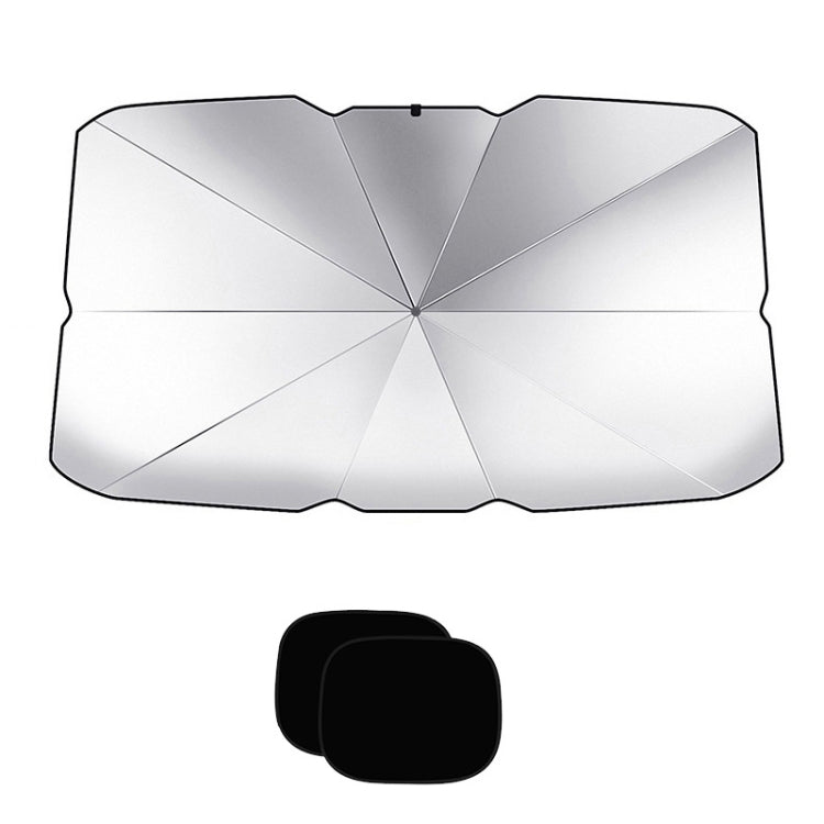 Parasole per isolamento termico pieghevole telescopico per parabrezza auto, Large, Large+2 PCS Side Sun Block, Large+4 PCS Side Sun Block, Small, Open Style Large, Open Style Small, Silver Coated Large, Silver Coated Small