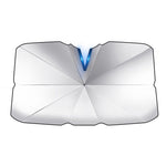 Parasole per isolamento termico pieghevole telescopico per parabrezza auto, Large, Large+2 PCS Side Sun Block, Large+4 PCS Side Sun Block, Small, Open Style Large, Open Style Small, Silver Coated Large, Silver Coated Small