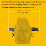 F415 Ventilatore USB multifunzionale per sedile posteriore per auto, Black, Yellow
