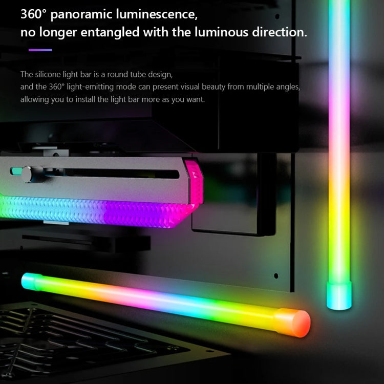 Striscia decorativa in silicone LED per telaio ARGB con barra luminosa, Y360 Round