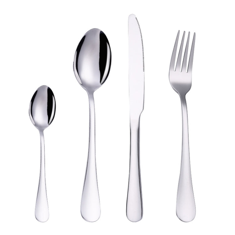 Set di coltelli da bistecca con forchetta da bistecca occidentale in acciaio inossidabile 4 pezzi / set, True Color, Golden, Rose Gold, Colorful, Black