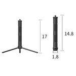 Treppiede portatile pieghevole in lega di alluminio con supporto