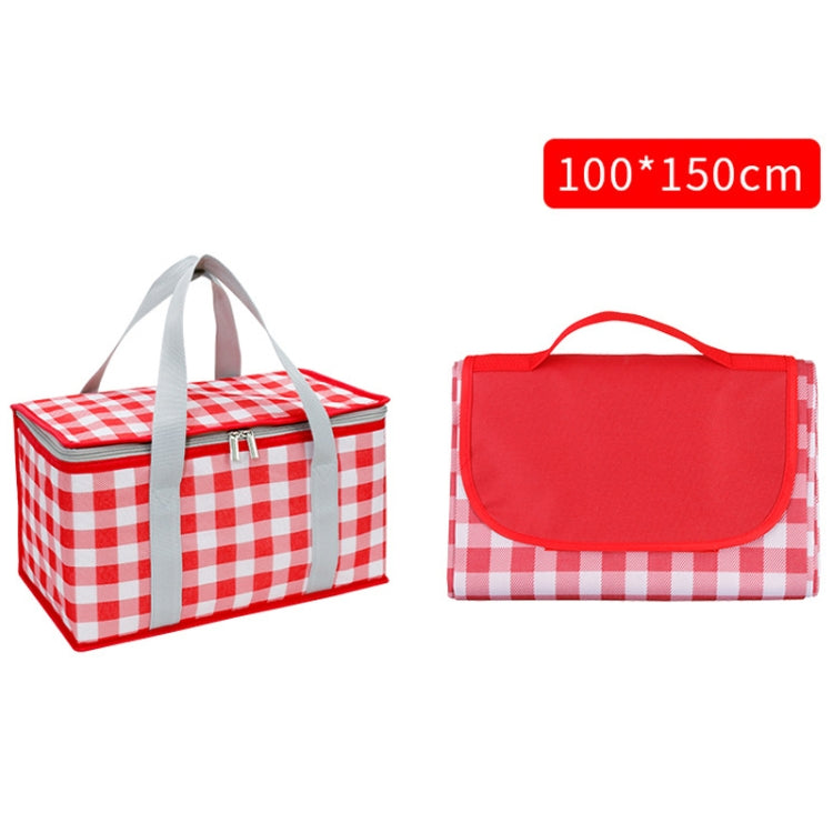 JY2209 Set cestino da picnic portatile a prova d'umidità da campeggio, specifiche:, Red White, Yellow White, Leaves, Red White+150x100cm, Yellow White+150x100cm, Leaves+150x100cm, Red White+150x200cm, Yellow White+150x200cm, Leaves+150x200cm           ...