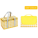 JY2209 Set cestino da picnic portatile a prova d'umidità da campeggio, specifiche:, Red White, Yellow White, Leaves, Red White+150x100cm, Yellow White+150x100cm, Leaves+150x100cm, Red White+150x200cm, Yellow White+150x200cm, Leaves+150x200cm           ...
