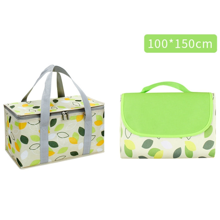 JY2209 Set cestino da picnic portatile a prova d'umidità da campeggio, specifiche:, Red White, Yellow White, Leaves, Red White+150x100cm, Yellow White+150x100cm, Leaves+150x100cm, Red White+150x200cm, Yellow White+150x200cm, Leaves+150x200cm           ...