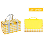 JY2209 Set cestino da picnic portatile a prova d'umidità da campeggio, specifiche:, Red White, Yellow White, Leaves, Red White+150x100cm, Yellow White+150x100cm, Leaves+150x100cm, Red White+150x200cm, Yellow White+150x200cm, Leaves+150x200cm           ...