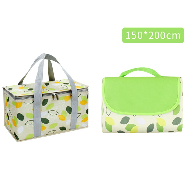 JY2209 Set cestino da picnic portatile a prova d'umidità da campeggio, specifiche:, Red White, Yellow White, Leaves, Red White+150x100cm, Yellow White+150x100cm, Leaves+150x100cm, Red White+150x200cm, Yellow White+150x200cm, Leaves+150x200cm           ...