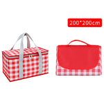 JY2209 Set cestino da picnic portatile a prova d'umidità da campeggio, specifiche:, Red White, Yellow White, Leaves, Red White+150x100cm, Yellow White+150x100cm, Leaves+150x100cm, Red White+150x200cm, Yellow White+150x200cm, Leaves+150x200cm           ...