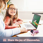 Microscopio elettronico USB per bambini con display 2 pollici