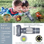 Microscopio elettronico USB per bambini con display 2 pollici