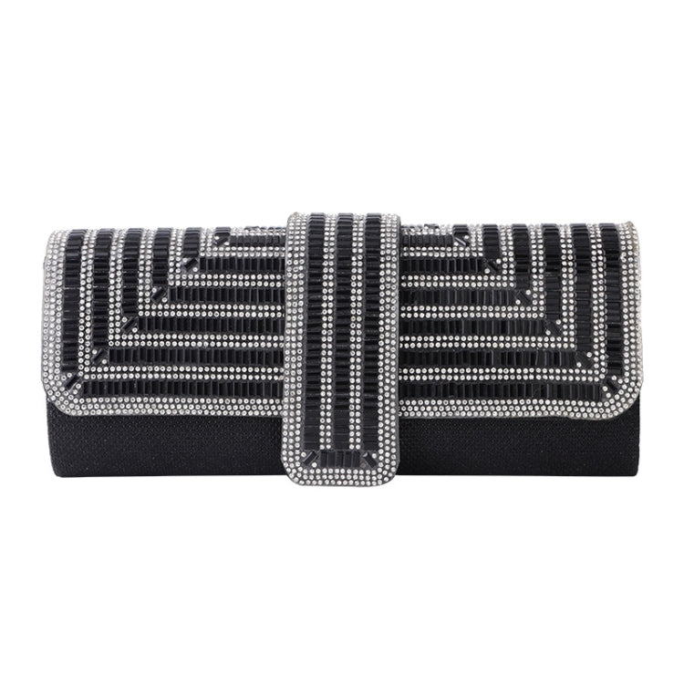 Borsa da sera da donna Borsa a tracolla Borsa a tracolla a mano, Silver, Black