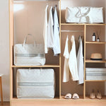 Borsa per il trasloco dell'organizzatore di vestiti per la casa portatile, 50x35x20cm, 60x40x24cm, 60x50x28cm