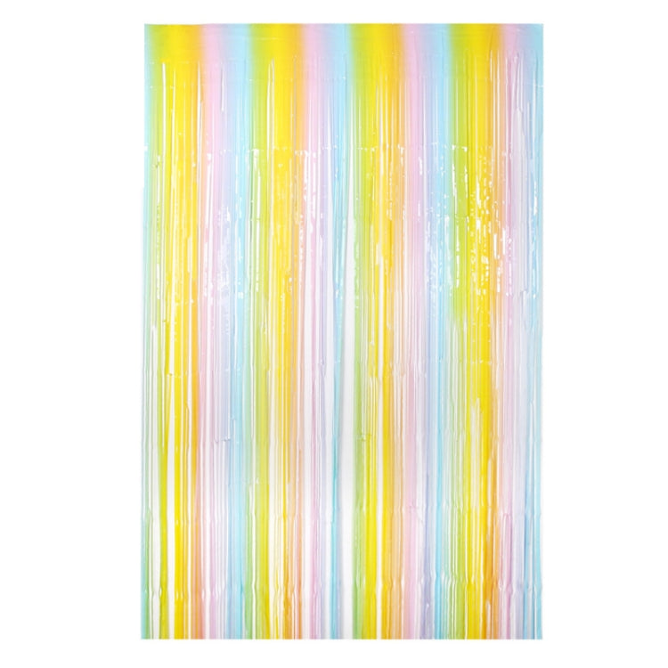 2 PCS 2M Birthday Party Decoration Background Rain Curtain
