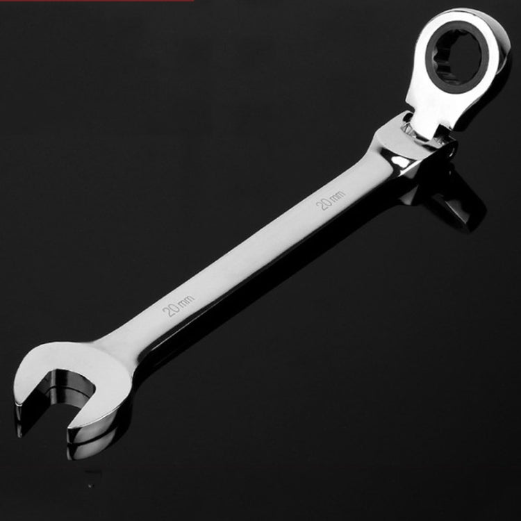 Chiave a cricchetto combinata con testa flessibile Strumento a cricchetto a doppio scopo, 6mm, 7mm, 9mm, 11mm, 16mm, 24mm, 18mm, 20mm, 21mm, 22mm, 23mm