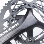 Guarnitura RACEWORK RKRFA per bici da strada in lega di alluminio a 22 velocità, specifiche:, 50-34T without BB, 53-39T without BB, 50-34T with BB, 53-39T with BB