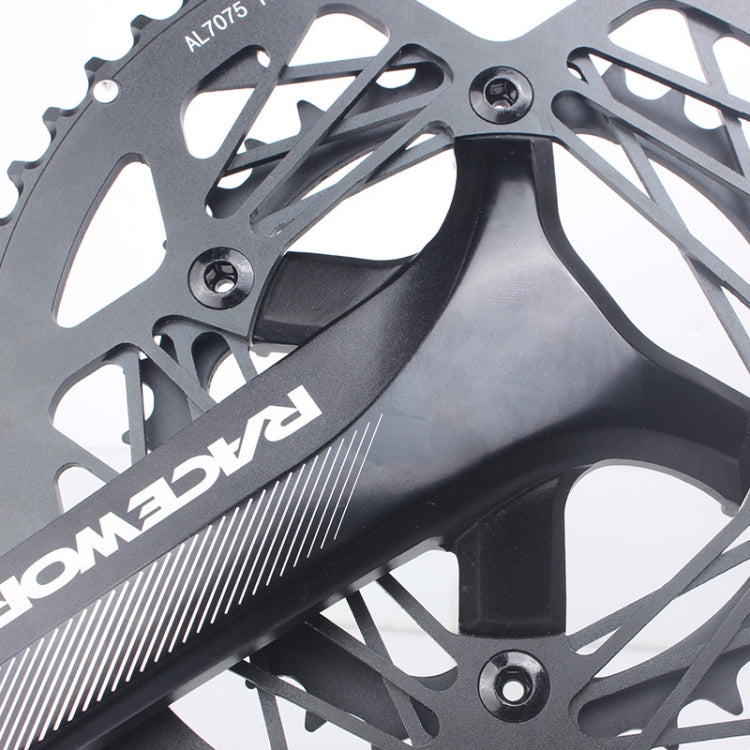 Guarnitura RACEWORK RKRFA per bici da strada in lega di alluminio a 22 velocità, specifiche:, 50-34T without BB, 53-39T without BB, 50-34T with BB, 53-39T with BB