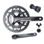 Guarnitura RACEWORK RKRFA per bici da strada in lega di alluminio a 22 velocità, specifiche:, 50-34T without BB, 53-39T without BB, 50-34T with BB, 53-39T with BB