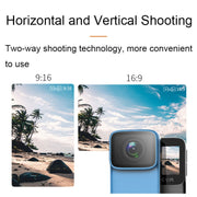 C200 4K Face Recognition WIFI Anti-Shake Outdoor Ciclismo Fotocamera sportiva impermeabile, ((White Set), (Black Set)