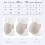 Pancia finta in memory foam per donne in gravidanza
