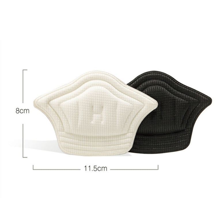 10 paia di sneaker su misura con linguetta sul tallone, tracker anti-usura e anti-caduta, spessore:, 5mm (Beige), 5mm (Black), 10mm (Beige), 10mm (Black)