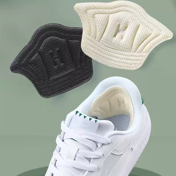 10 paia di sneaker su misura con linguetta sul tallone, tracker anti-usura e anti-caduta, spessore:, 5mm (Beige), 5mm (Black), 10mm (Beige), 10mm (Black)