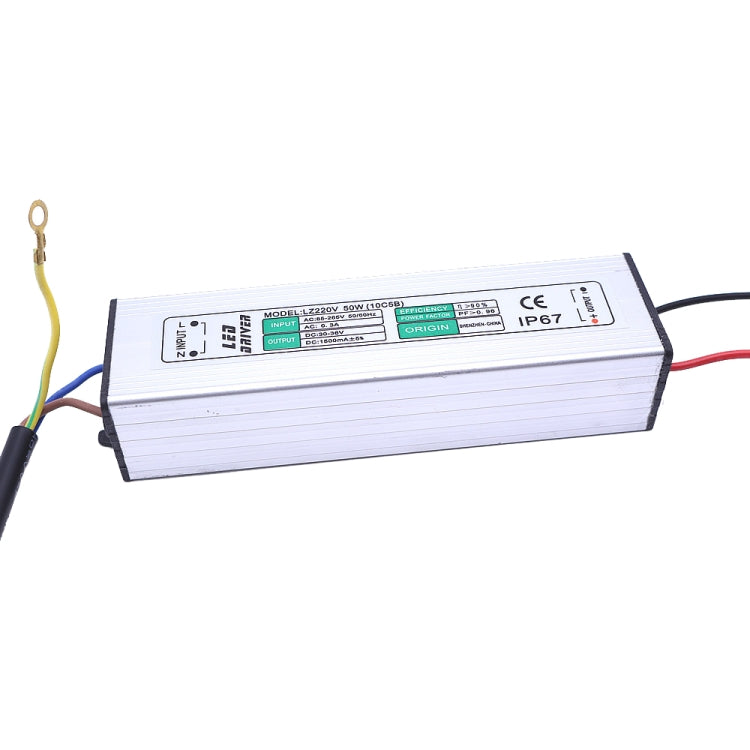 Luce di inondazione a LED Potenza di azionamento a corrente costante ad alta luce impermeabile, 85-265V 50W
