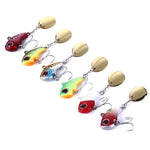 HENG JIA Rotazione Distante Sequin VIB Esca Finta, 9g, 13g, 16g, 22g