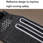 Marsupio sottile per il corpo in lycra impermeabile sportivo con doppia cerniera all'aperto, Black, Mint Blue, Grey, Rose Red, Green