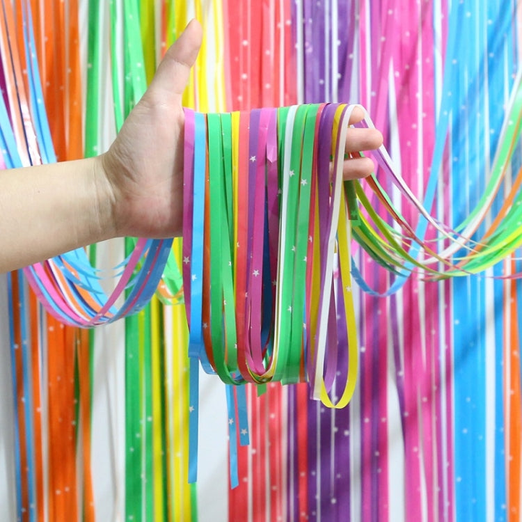 Puntelli a sorpresa per feste di compleanno con tenda da pioggia a colori da 1x2,5 m, 1x2.5M