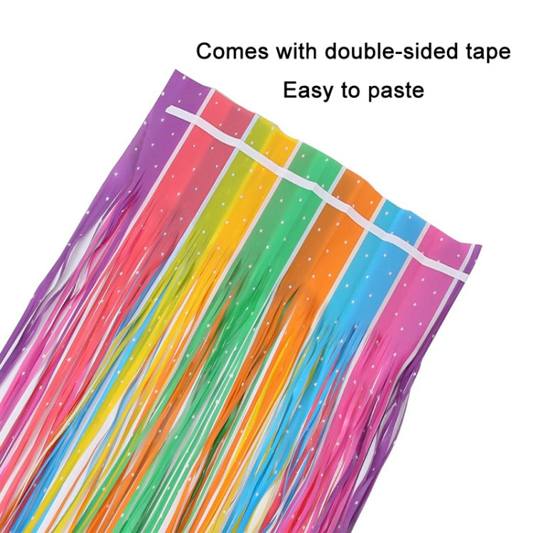 Puntelli a sorpresa per feste di compleanno con tenda da pioggia a colori da 1x2,5 m, 1x2.5M