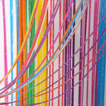 Puntelli a sorpresa per feste di compleanno con tenda da pioggia a colori da 1x2,5 m, 1x2.5M