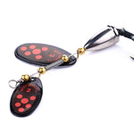 4 PZ HENGJIA SP304 6.5cm 13g Piuma Gancio Rotante Paillettes Strada Esca Esca, SP304 Orange Red, SP304 Black, SP304 Yellow