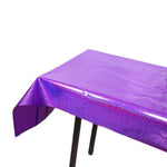 Tovaglia laser per feste di compleanno Forniture per decorazioni di nozze, Foil Laser  Pink, Foil Laser Red, Foil Laser Light Blue, Foil Laser Rose Gold, Foil Laser Gold, Foil Laser Dark Blu, Foil Laser Purple, Foil Laser Silver, Foil Laser Rose Red