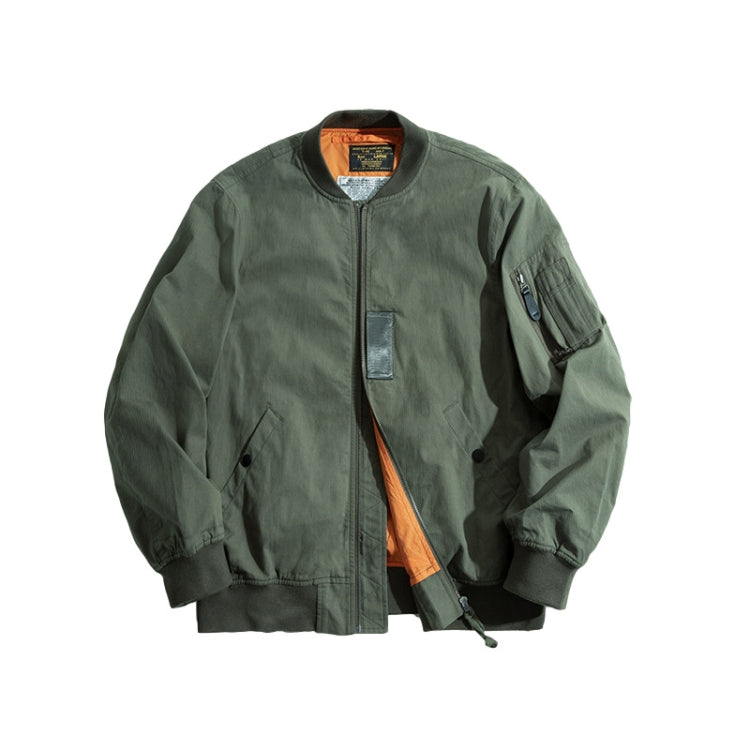 W2007119 Bomber retrò Uniforme da baseball casual per l'autunno e l'inverno, M, XL, 2XL, 3XL