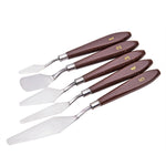 Coltello per pittura a guazzo per pittura acrilica, 10 PCS Plastic Handle 1, 10 PCS Plastic Handle 2, 10 PCS Plastic Handle 3, 10 PCS Plastic Handle 4, 10 PCS Plastic Handle 5, 1 Sets/5PCS Plastic Handle, 10 PCS Wooden Handle 1, 10 PCS Wooden Handle 2 ...