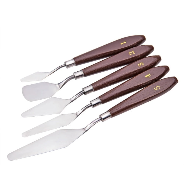 Coltello per pittura a guazzo per pittura acrilica, 10 PCS Plastic Handle 1, 10 PCS Plastic Handle 2, 10 PCS Plastic Handle 3, 10 PCS Plastic Handle 4, 10 PCS Plastic Handle 5, 1 Sets/5PCS Plastic Handle, 10 PCS Wooden Handle 1, 10 PCS Wooden Handle 2 ...