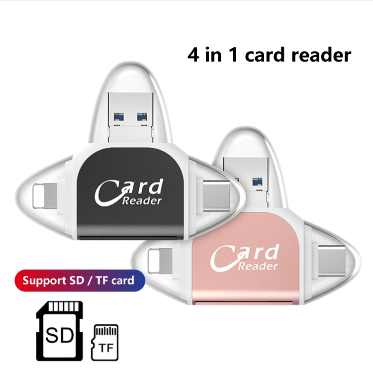 Lettore schede 4 in 1 USB 2.0 Micro USB Type-C