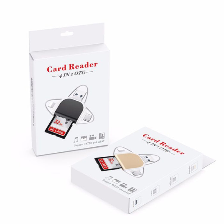Lettore schede 4 in 1 USB 2.0 Micro USB Type-C