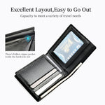 Tigernu T-S8002 Portafoglio multi-card da uomo Portamonete da lavoro, T-S8002 Black