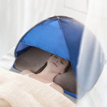 Tenda parasole per poggiatesta parasole ad apertura rapida per interni ed esterni, dimensioni:, M 70x50x45cm, L 80x50x55cm