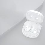 Custodia protettiva in polvere flash TPU per auricolari Bluetooth per Samsung Galaxy Buds2/Pro/Live, Glitter Transparent, Glitter Black